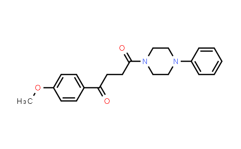 1-(4-甲氧基苯基)-4-(4-苯基哌嗪-1-基)丁烷-1,4-二酮