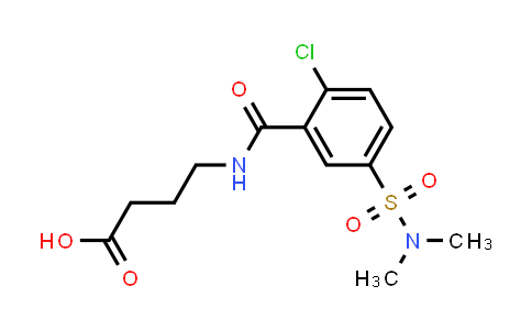 4-{[2-氯-5-(二甲基氨磺酰基)苯基]甲酰胺}丁酸