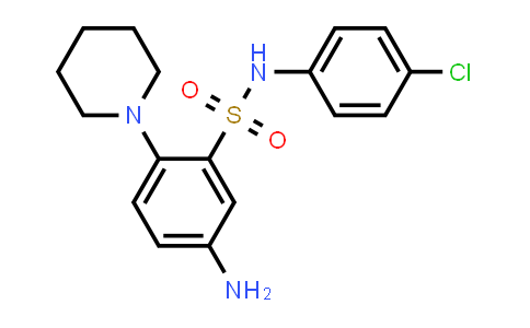 5-氨基-N-(4-氯苯基)-2-(哌啶-1-基)苯-1-磺酰胺