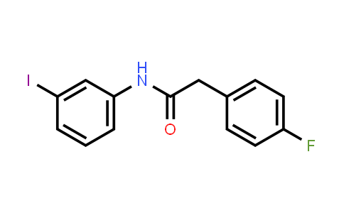 2-(4-Fluorophenyl)-N-(3-iodophenyl)acetamide