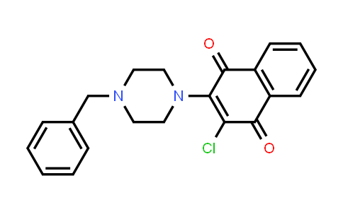 2-(4-Benzylpiperazin-1-yl)-3-chloronaphthalene-1,4-dione