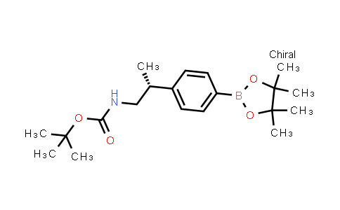 (R)-tert-Butyl (2-(4-(4,4,5,5-tetramethyl-1,3,2-dioxaborolan-2-yl)phenyl)propyl)carbamate