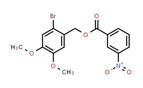 2-溴-4,5-二甲氧基苄基3-硝基苯甲酸酯