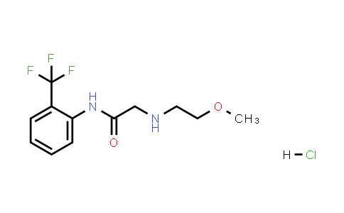 2-[(2-methoxyethyl)amino]-n-[2-(trifluoromethyl)phenyl]acetamide hydrochloride