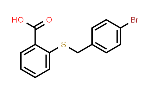2-{[(4-溴苯基)甲基]硫酰基}苯甲酸