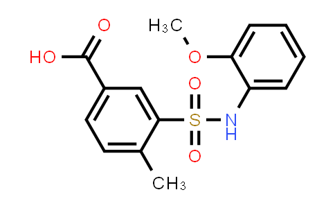 3-[(2-甲氧基苯基)氨磺酰基]-4-甲基苯甲酸
