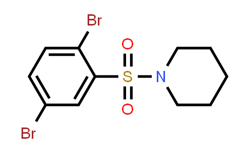1-((2,5-Dibromophenyl)sulfonyl)piperidine