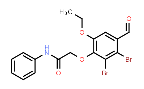 2-(2,3-二溴-6-乙氧基-4-甲酰基苯氧基)-N-苯基乙酰胺