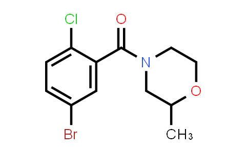 (5-溴-2-氯苯基)(2-甲基吗啉)甲酮