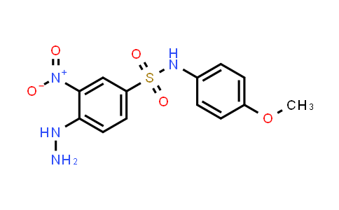 4-Hydrazinyl-N-(4-methoxyphenyl)-3-nitrobenzene-1-sulfonamide
