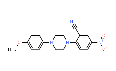 2-(4-(4-Methoxyphenyl)piperazin-1-yl)-5-nitrobenzonitrile