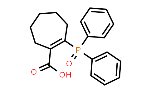 2-(Diphenylphosphoryl)cyclohept-1-ene-1-carboxylic acid