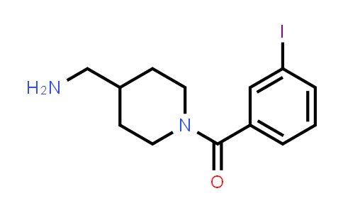 (4-(Aminomethyl)piperidin-1-yl)(3-iodophenyl)methanone