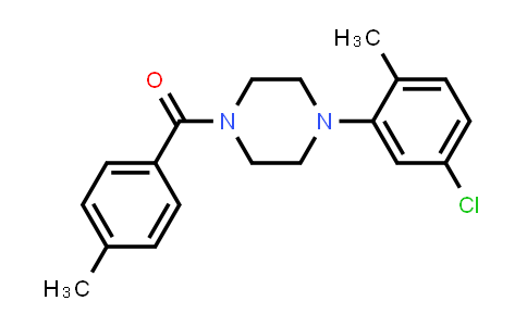 (4-(5-Chloro-2-methylphenyl)piperazin-1-yl)(p-tolyl)methanone
