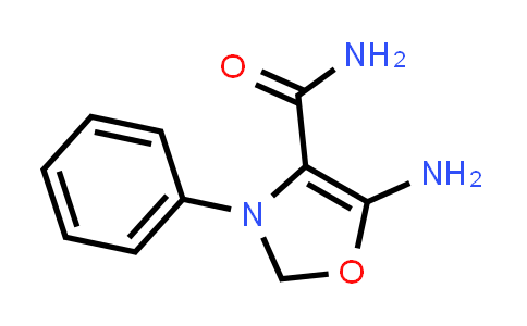 5-Amino-3-phenyl-2,3-dihydrooxazole-4-carboxamide