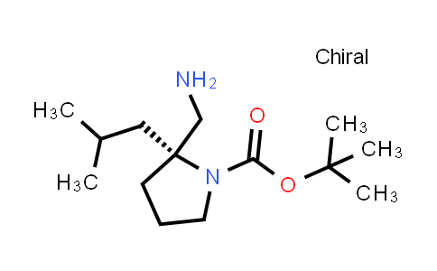 (R)-tert-Butyl 2-(aminomethyl)-2-isobutylpyrrolidine-1-carboxylate