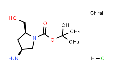 (2S,4S)-tert-Butyl 4-amino-2-(hydroxymethyl)pyrrolidine-1-carboxylate hydrochloride