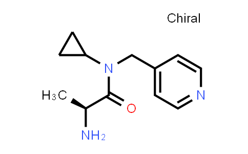 (S)-2-Amino-N-cyclopropyl-N-(pyridin-4-ylmethyl)propanamide