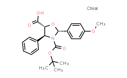 (2R,4S,5R)-3-(tert-Butoxycarbonyl)-2-(4-methoxyphenyl)-4-phenyloxazolidine-5-carboxylic acid