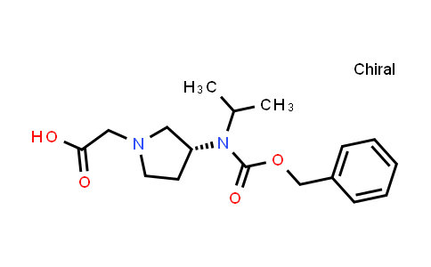 (R)-2-(3-(((Benzyloxy)carbonyl)(isopropyl)amino)pyrrolidin-1-yl)acetic acid