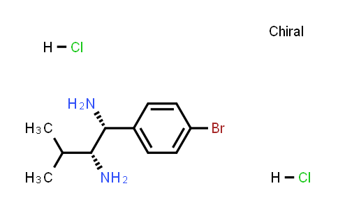 (1R,2R)-1-(4-Bromophenyl)-3-methylbutane-1,2-diamine dihydrochloride