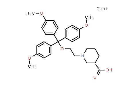 (S)-1-(2-(Tris(4-methoxyphenyl)methoxy)ethyl)piperidine-3-carboxylic acid