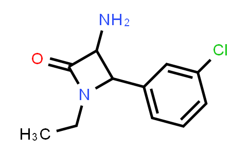 3-Amino-4-(3-chlorophenyl)-1-ethylazetidin-2-one