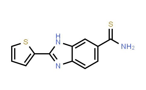 2-(Thiophen-2-yl)-1H-benzo[d]imidazole-6-carbothioamide