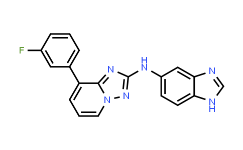 N-(1H-Benzo[d]imidazol-5-yl)-8-(3-fluorophenyl)-[1,2,4]triazolo[1,5-a]pyridin-2-amine