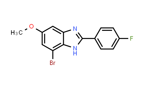7-Bromo-2-(4-fluorophenyl)-5-methoxy-1H-benzo[d]imidazole