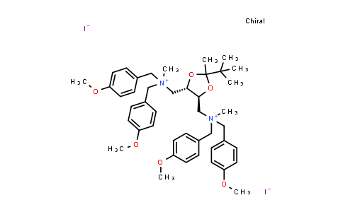 N,N'-(((4S,5S)-2-(tert-Butyl)-2-methyl-1,3-dioxolane-4,5-diyl)bis(methylene))bis(N-(4-methoxybenzyl)-1-(4-methoxyphenyl)-N-methylmethanaminium) iodide