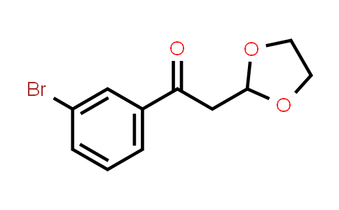 1-(3-Bromophenyl)-2-(1,3-dioxolan-2-yl)ethanone