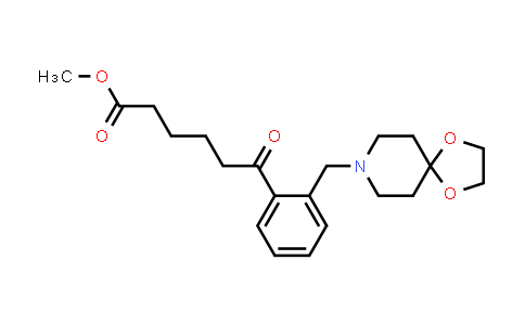 methyl 6-(2-(1,4-dioxa-8-azaspiro[4.5]decan-8-ylmethyl)phenyl)-6-oxohexanoate