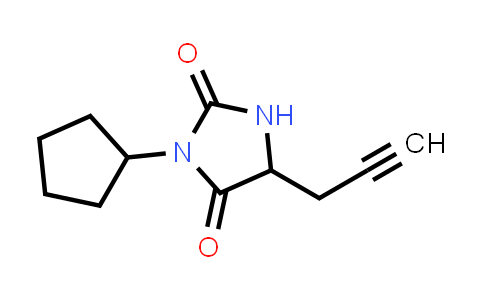 3-Cyclopentyl-5-(prop-2-yn-1-yl)imidazolidine-2,4-dione