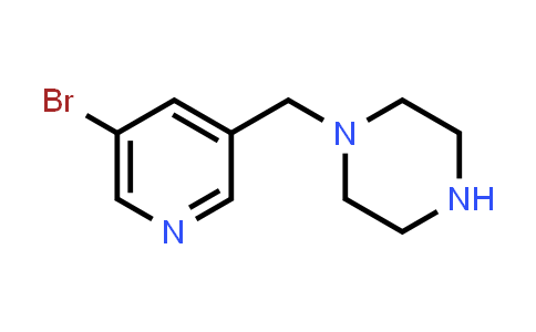 1-((5-Bromopyridin-3-yl)methyl)piperazine
