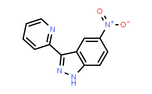 5-Nitro-3-(pyridin-2-yl)-1H-indazole