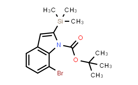 tert-Butyl 7-bromo-2-(trimethylsilyl)-1H-indole-1-carboxylate