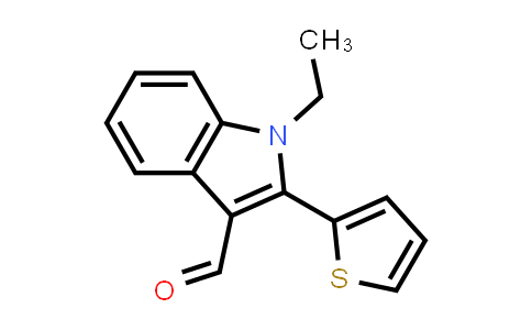 1-Ethyl-2-(thiophen-2-yl)-1H-indole-3-carbaldehyde