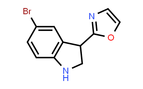 2-(5-Bromoindolin-3-yl)oxazole