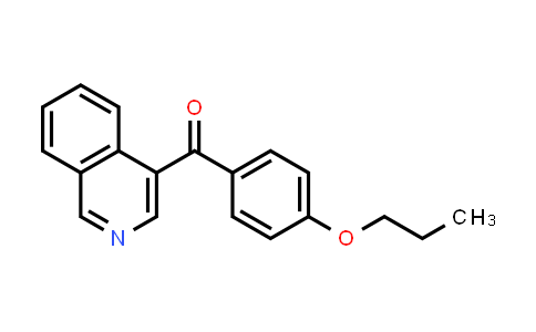 Isoquinolin-4-yl(4-propoxyphenyl)methanone