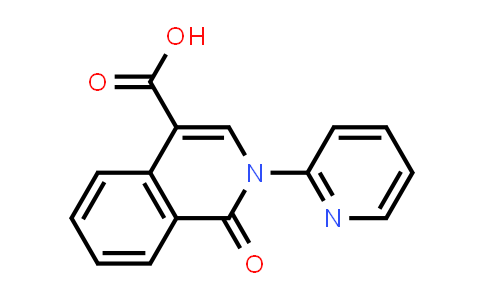 1-Oxo-2-(pyridin-2-yl)-1,2-dihydroisoquinoline-4-carboxylic acid