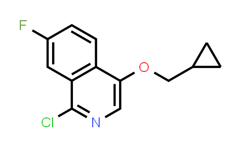 1-Chloro-4-(cyclopropylmethoxy)-7-fluoroisoquinoline