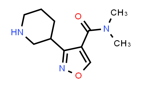 N,N-Dimethyl-3-(piperidin-3-yl)isoxazole-4-carboxamide