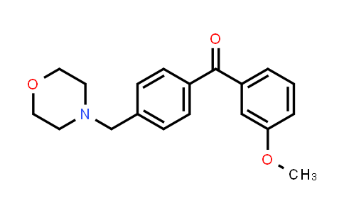 3-Methoxy-4'-morpholinomethyl benzophenone
