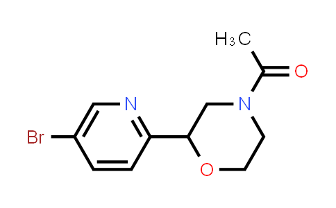 1-(2-(5-Bromopyridin-2-yl)morpholino)ethanone