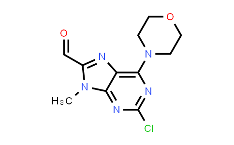 2-Chloro-9-methyl-6-morpholino-9H-purine-8-carbaldehyde