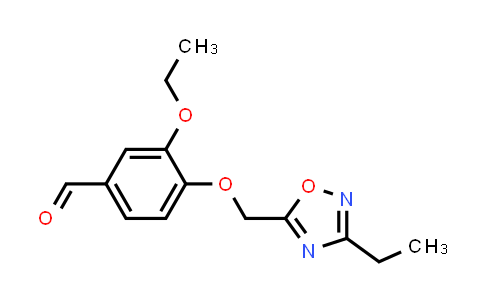 3-Ethoxy-4-((3-ethyl-1,2,4-oxadiazol-5-yl)methoxy)benzaldehyde