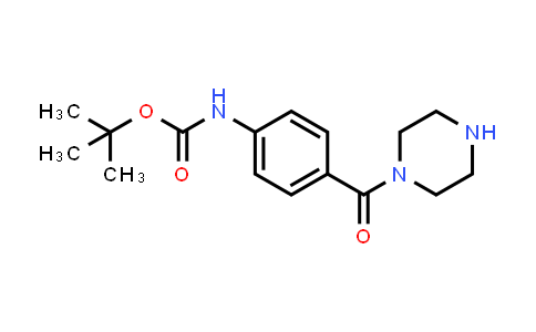 tert-Butyl (4-(piperazine-1-carbonyl)phenyl)carbamate