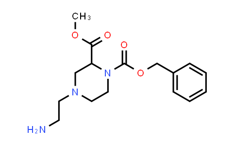 1-Benzyl 2-methyl 4-(2-aminoethyl)piperazine-1,2-dicarboxylate