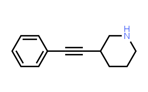 3-(Phenylethynyl)piperidine